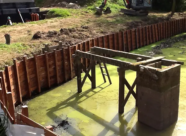 Stabilisation d'une berge